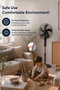 Kumtel KTF-395 Ventilador de 60 W Negro